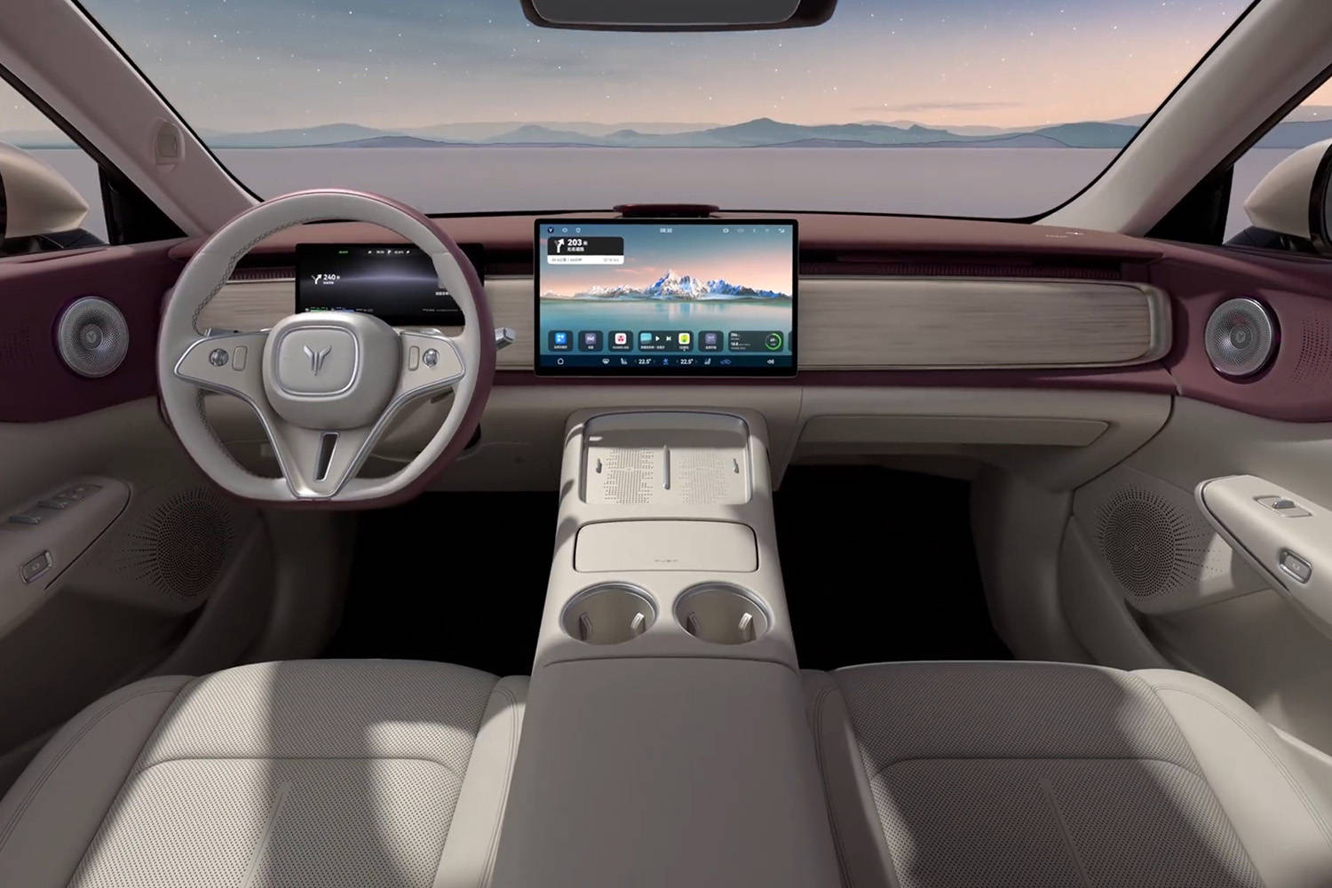 內飾全面煥新/搭載鴻蒙座艙5 新款嵐圖知音內飾曝光