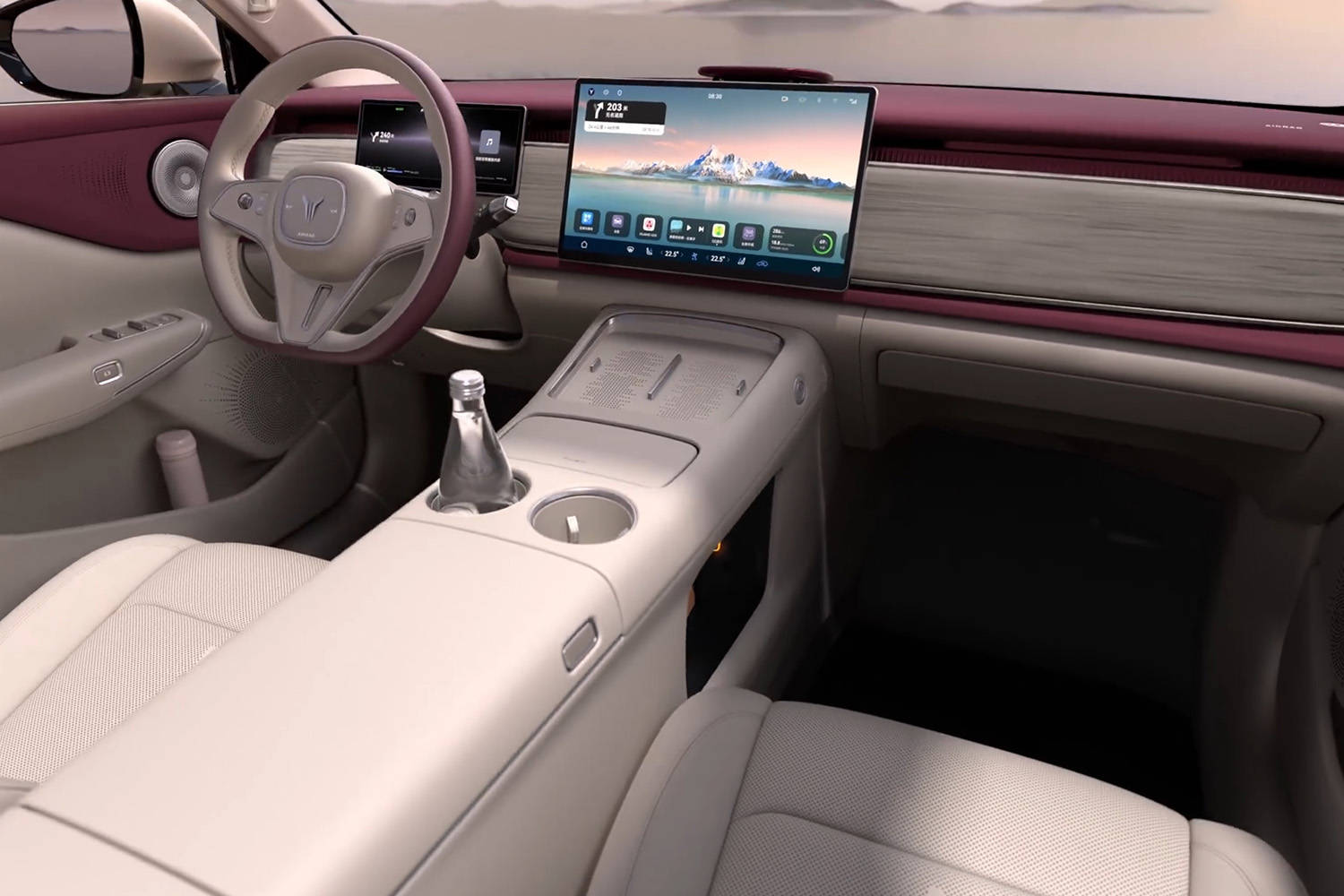 內飾全面煥新/搭載鴻蒙座艙5 新款嵐圖知音內飾曝光