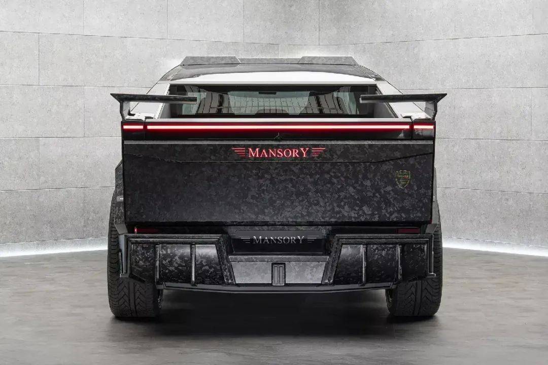 邁莎銳抽象改裝特斯拉Cybertruck “Elongation Evo”定制版,不銹鋼換裸碳