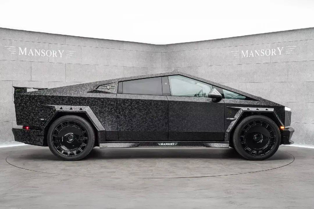 邁莎銳抽象改裝特斯拉Cybertruck “Elongation Evo”定制版,不銹鋼換裸碳