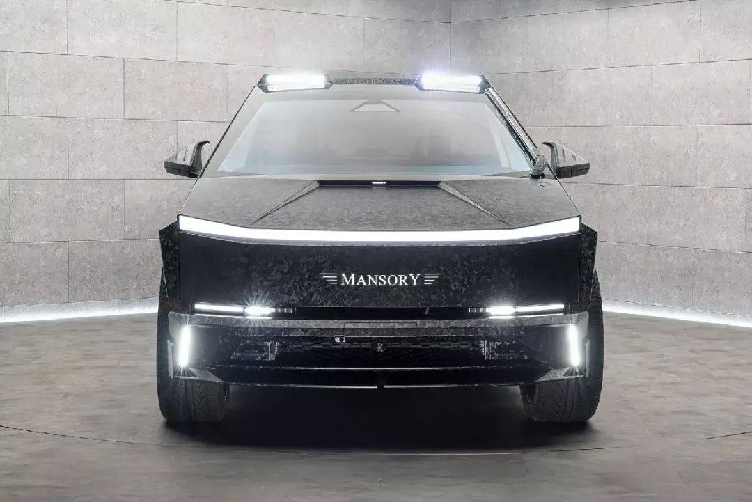 邁莎銳抽象改裝特斯拉Cybertruck “Elongation Evo”定制版,不銹鋼換裸碳