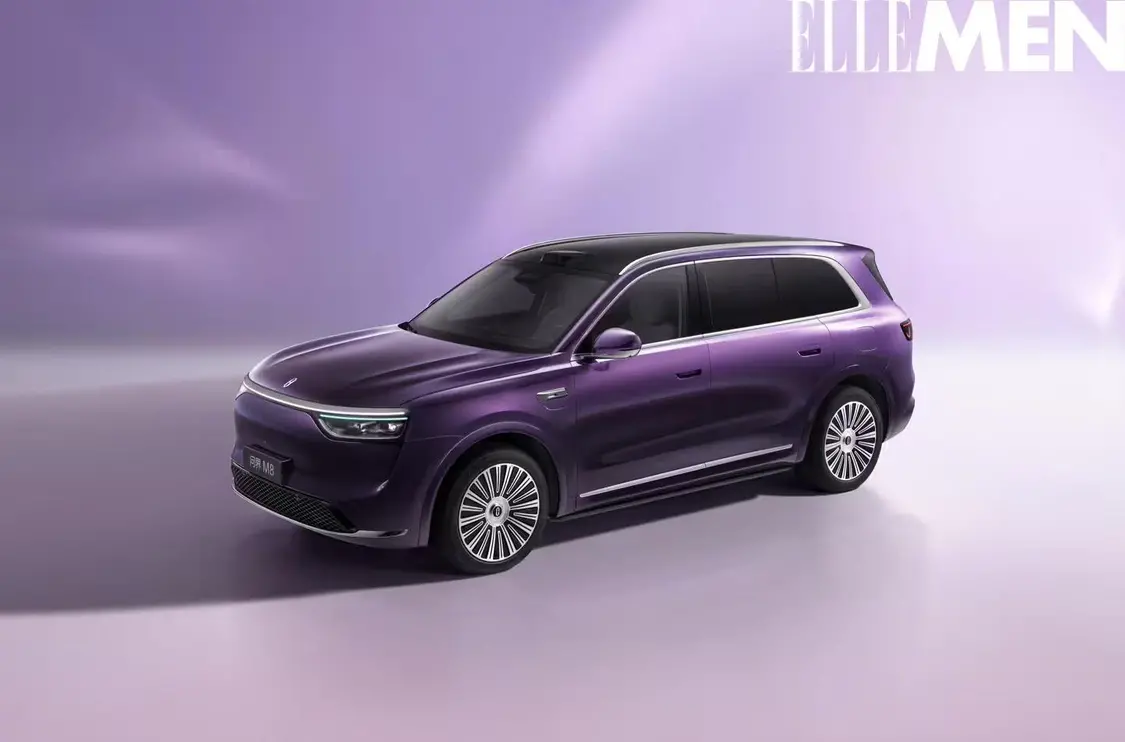 鴻蒙智行問界 M8 純電版“夜紫”新色多角度官圖發布,采用納米級光影 + 微米級噴涂工藝