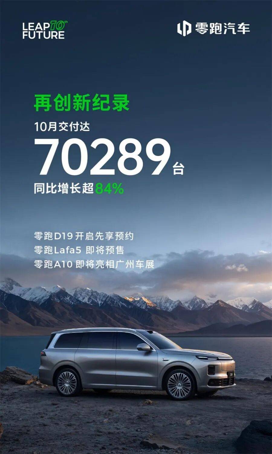 7萬(wàn)+再創(chuàng)造車(chē)新勢(shì)力月銷(xiāo)紀(jì)錄 零跑或成下一個(gè)中國(guó)前十