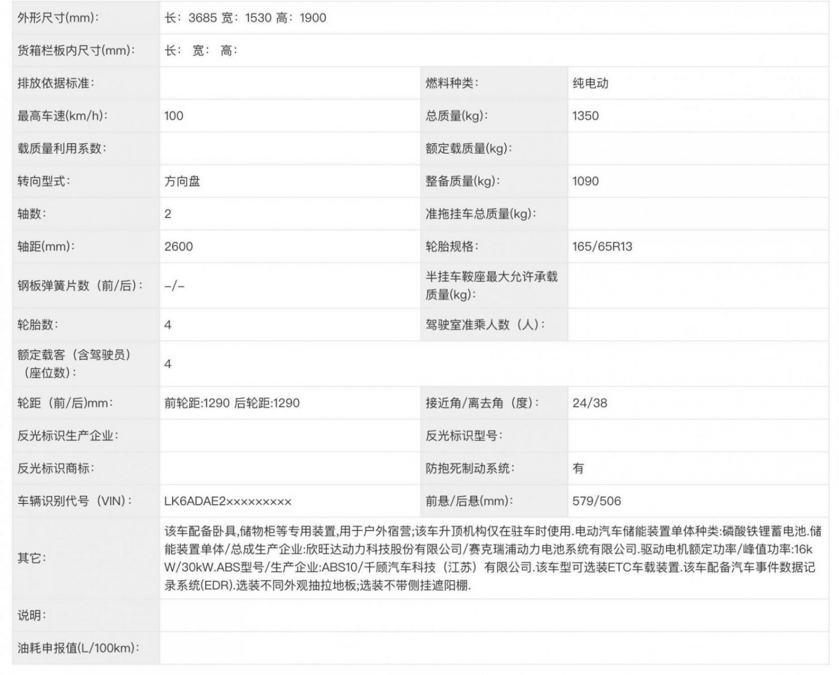 五菱再出“神作”?五菱之光EV露營(yíng)車(chē)亮相工信部,把kcar玩出了花