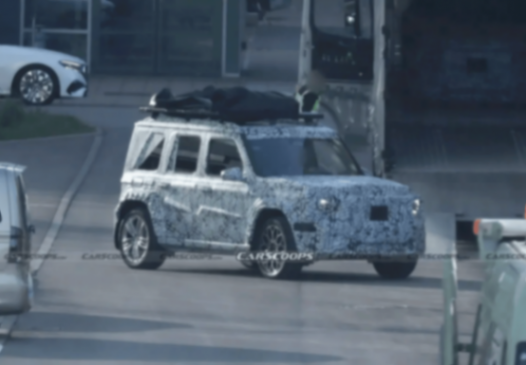 純電動(dòng)力/2027年首發(fā) 奔馳“小G”諜照首次曝光