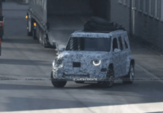 純電動(dòng)力/2027年首發(fā) 奔馳“小G”諜照首次曝光