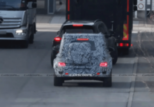 純電動(dòng)力/2027年首發(fā) 奔馳“小G”諜照首次曝光